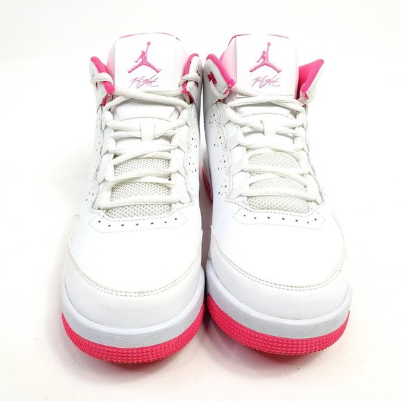 Jordan Flight Origin 2 Girls Shoes Size 7.5Y White Pink Sneakers 718075-100 - Picture 8 of 10